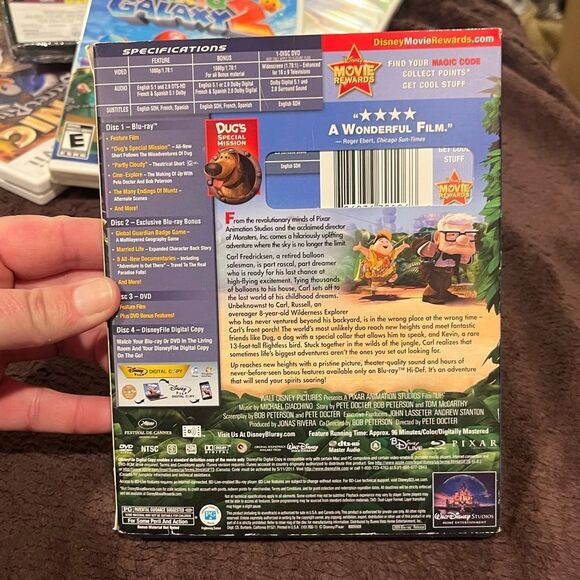 UP Blu-ray/DVD 4-Disc Set, Includes Digital Copy Movie - Picture 2 of 5